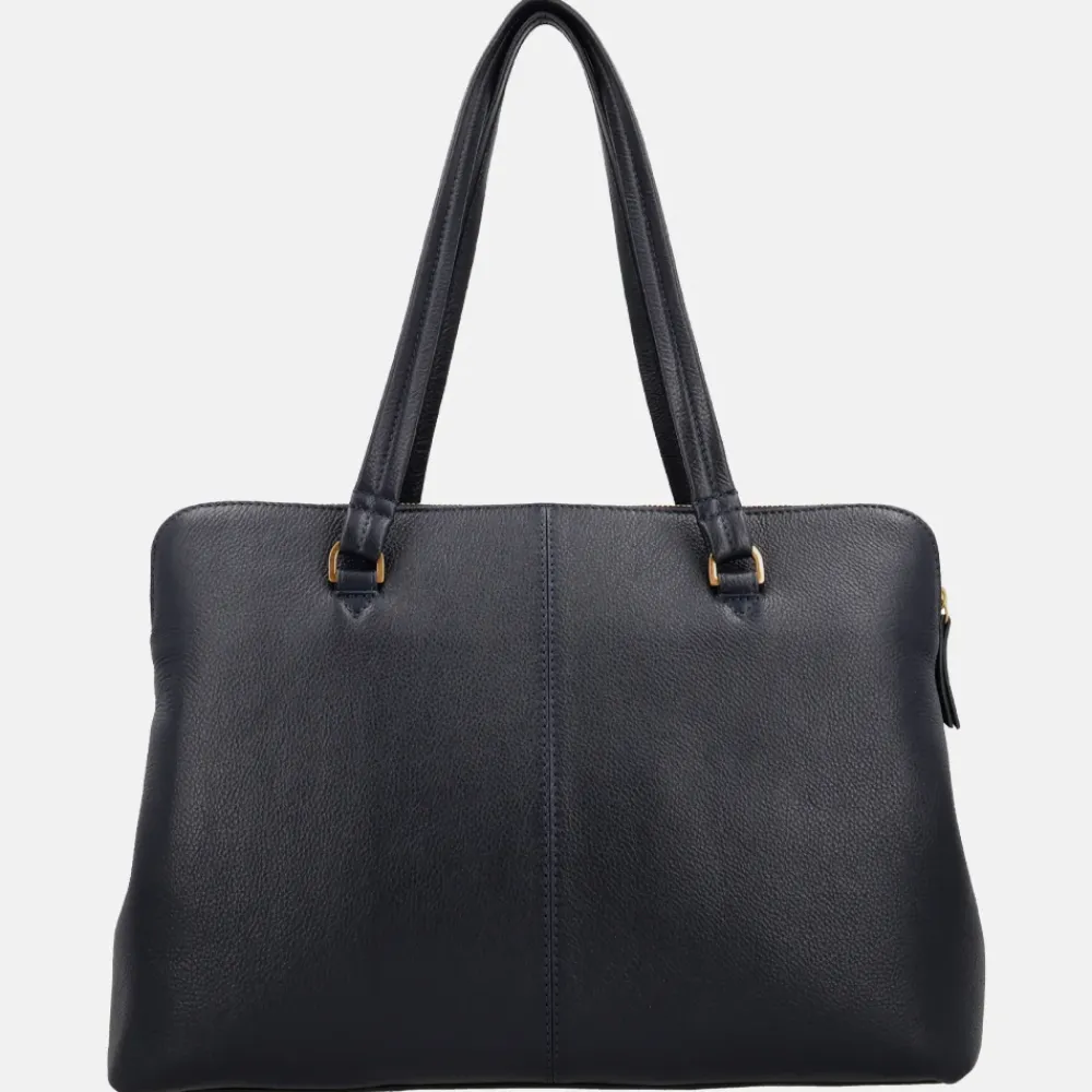 Schoolhandtassen | Dames Laptoptassen^Loulou Essentiels Olivia shopper 15 inch dark blue