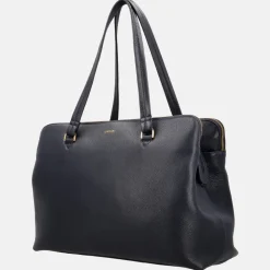 Schoolhandtassen | Dames Laptoptassen^Loulou Essentiels Olivia shopper 15 inch dark blue