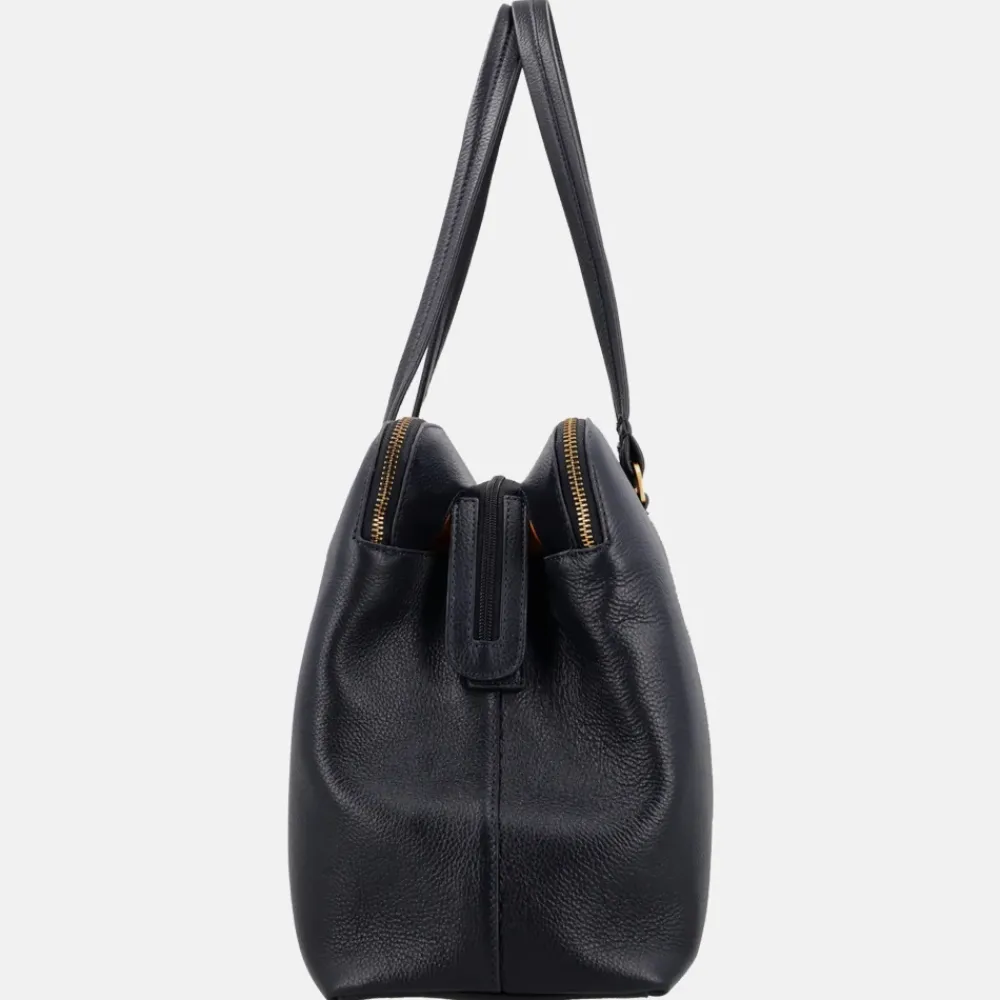 Schoolhandtassen | Dames Laptoptassen^Loulou Essentiels Olivia shopper 15 inch dark blue