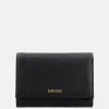Dames Portemonnees^Loulou Essentiels Petite Fleur portemonnee S black