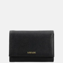 Dames Portemonnees^Loulou Essentiels Petite Fleur portemonnee S black