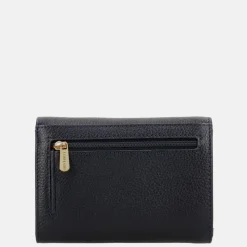 Dames Portemonnees^Loulou Essentiels Petite Fleur portemonnee S dark blue
