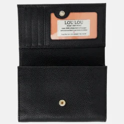 Dames Portemonnees^Loulou Essentiels Petite Fleur portemonnee S black