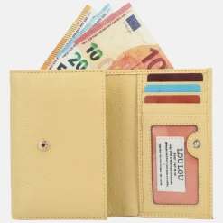 Dames Portemonnees^Loulou Essentiels Petite Fleur portemonnee S sorbet yellow