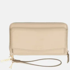 Dames Portemonnees^Loulou Essentiels SLB portemonnee beige