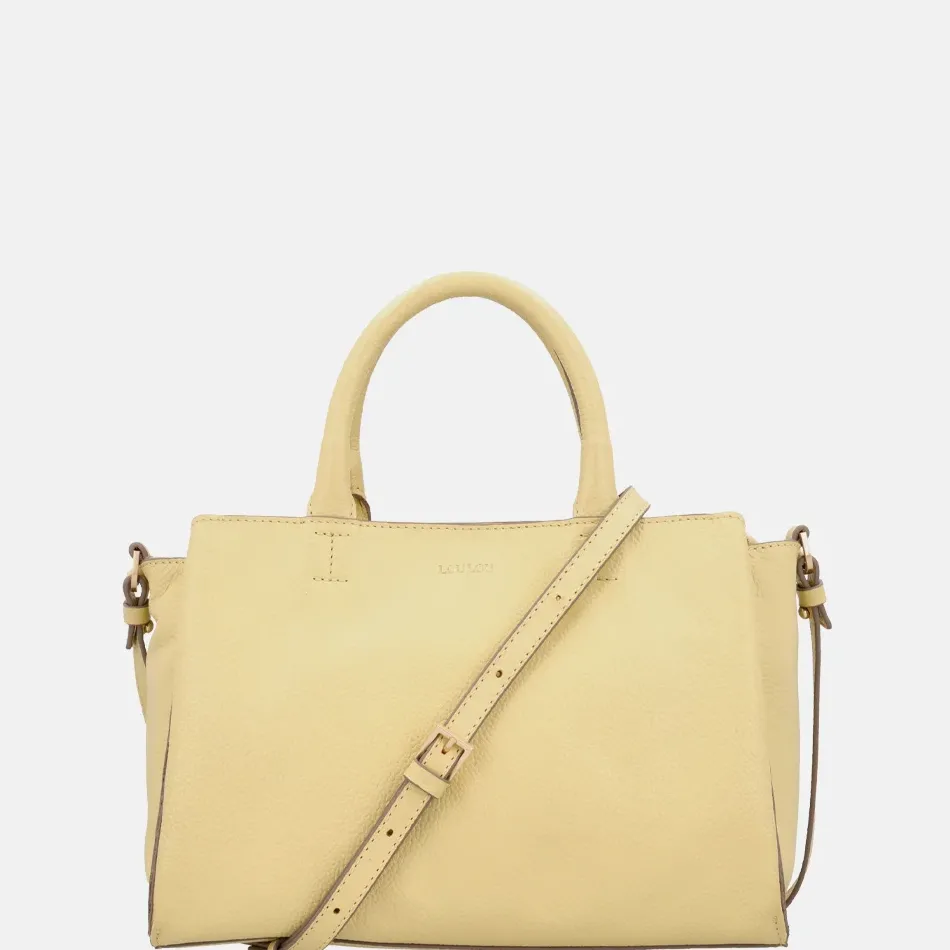 Handtassen^Loulou Essentiels Vera handtas M sorbet yellow