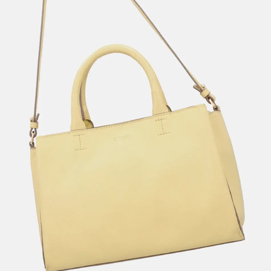 Handtassen^Loulou Essentiels Vera handtas M sorbet yellow