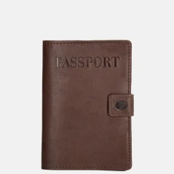 Paspoorthoesjes^Micmacbags Everyday paspoorthoes donkerbruin
