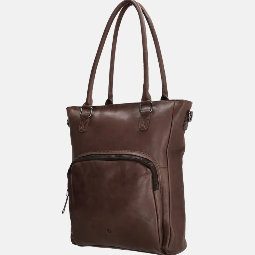 Schoolhandtassen | Dames Laptoptassen^Micmacbags Everyday shopper donkerbruin
