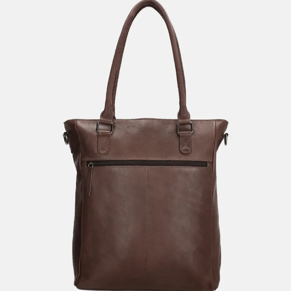 Schoolhandtassen | Dames Laptoptassen^Micmacbags Everyday shopper donkerbruin
