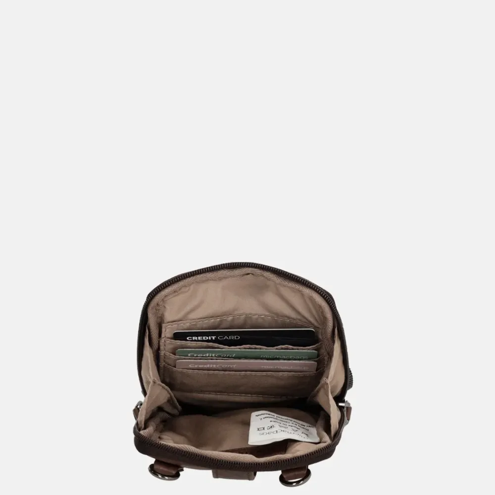 Crossbody Tassen | Telefoontasjes^Micmacbags Everyday telefoontas donkerbruin