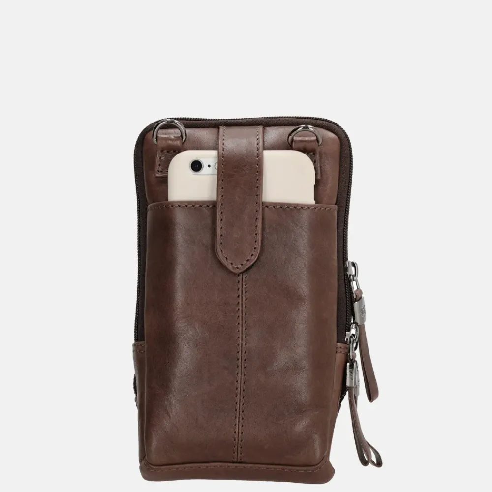 Crossbody Tassen | Telefoontasjes^Micmacbags Everyday telefoontas donkerbruin