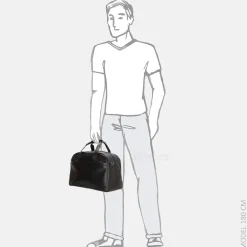 Handbagage Tassen | Weekendtassen^Micmacbags Le Mans weekendtas zwart