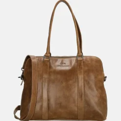 Dames Laptoptassen | Schoolhandtassen^Micmacbags Porto shopper/laptoptas 13 inch bruin