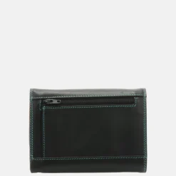 Dames Portemonnees^Mywalit Double flap portemonnee black pace