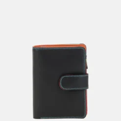 Dames Portemonnees^Mywalit Snap portemonnee medium black pace