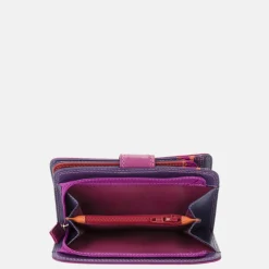 Dames Portemonnees^Mywalit snap portemonnee medium sangria multi