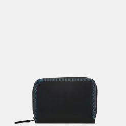 Dames Portemonnees^Mywalit Zip around portemonnee small black pace