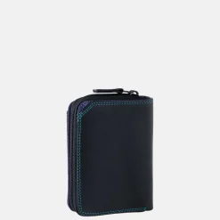 Dames Portemonnees^Mywalit Zip around portemonnee small black pace