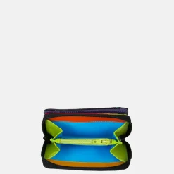 Dames Portemonnees^Mywalit Zip around portemonnee small black pace