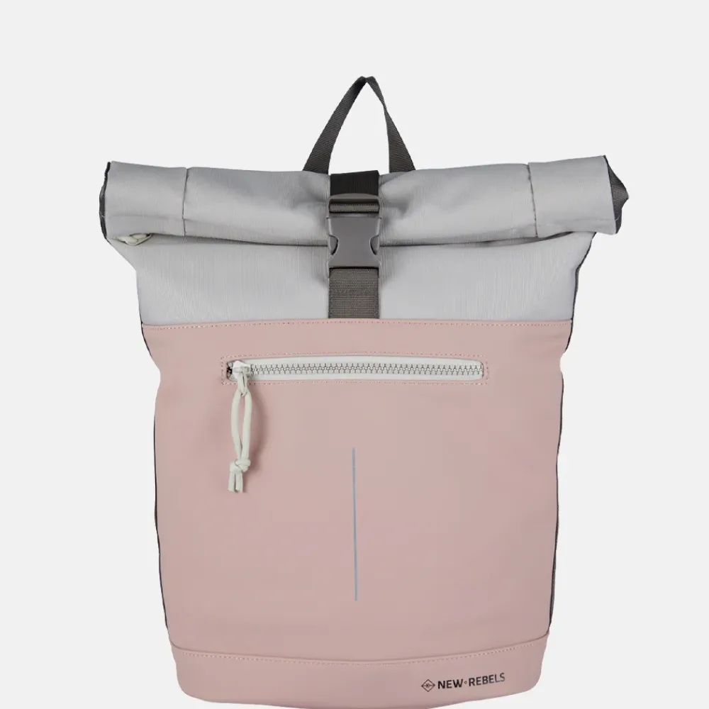 School Rugzakken | School Rugzakken^New Rebels Backham laptoprugzak 15 inch L old pink