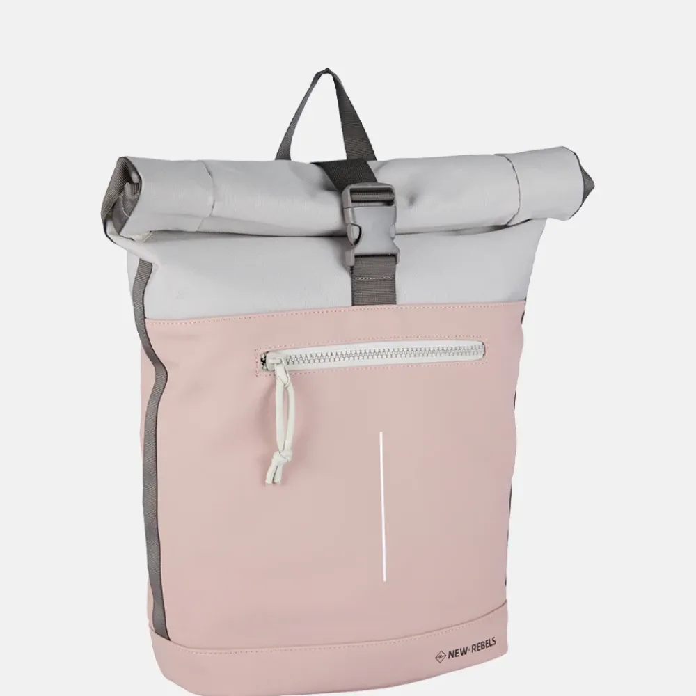 School Rugzakken | School Rugzakken^New Rebels Backham laptoprugzak 15 inch L old pink