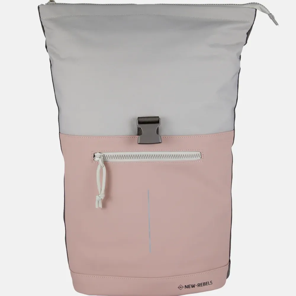 School Rugzakken | School Rugzakken^New Rebels Backham laptoprugzak 15 inch L old pink