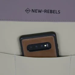School Rugzakken | School Rugzakken^New Rebels Fane rugzak 15.6 inch purple beige