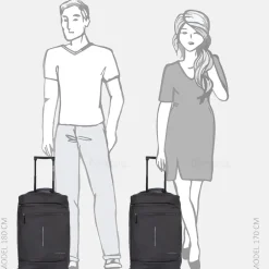 Handbagage Tassen | Reistassen Op Wielen^New Rebels Harper on board reistas S black