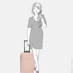 Handbagage Tassen | Reistassen Op Wielen^New Rebels Harper on board reistas S old pink