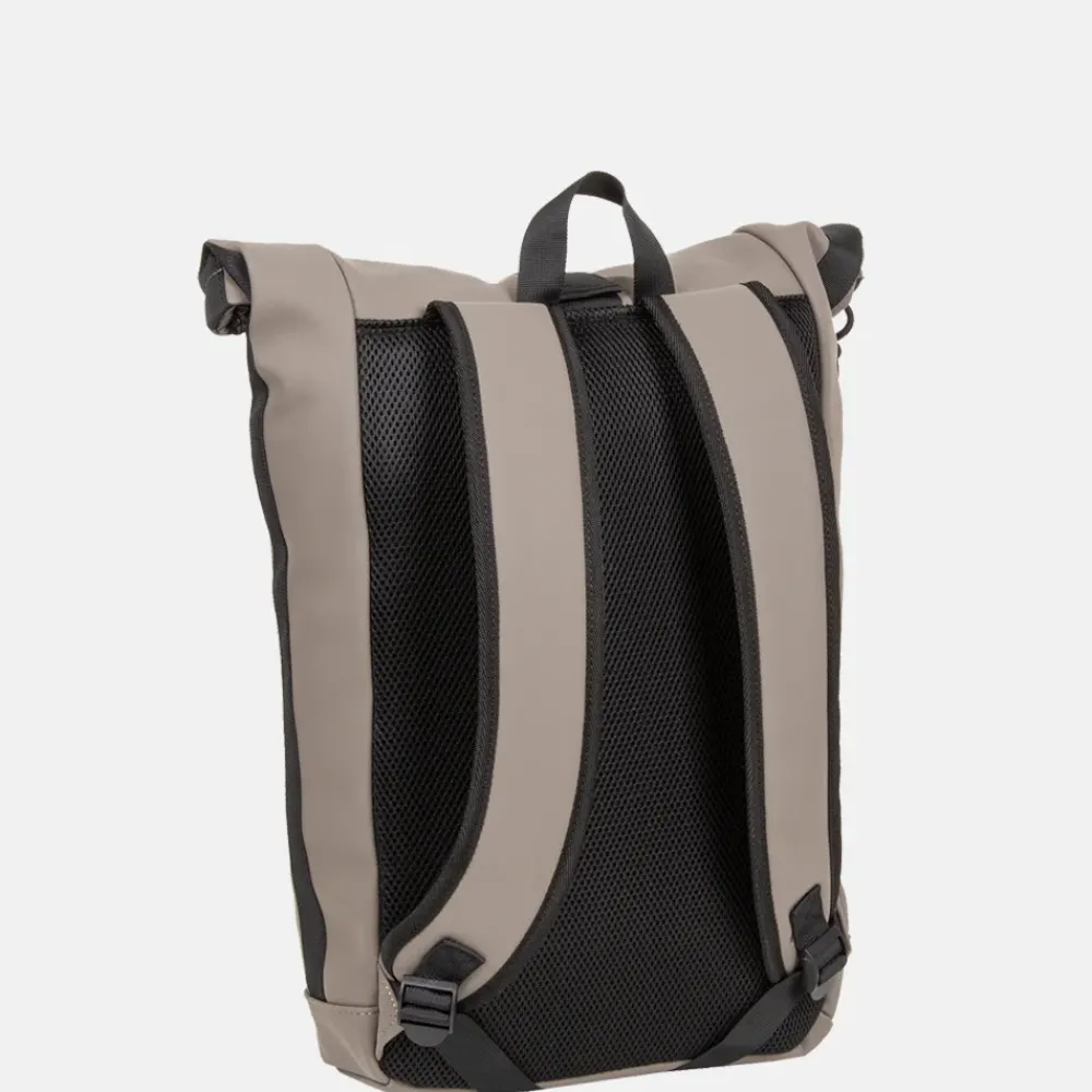 School Rugzakken | School Rugzakken^New Rebels Mart laptoprugzak 15 inch taupe