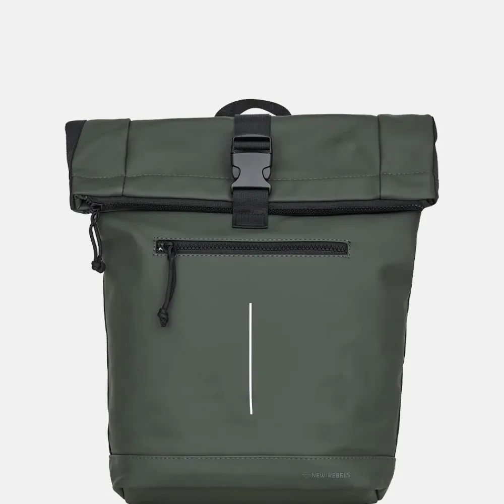 School Rugzakken | School Rugzakken^New Rebels Mart laptoprugzak 15 inch night dark green