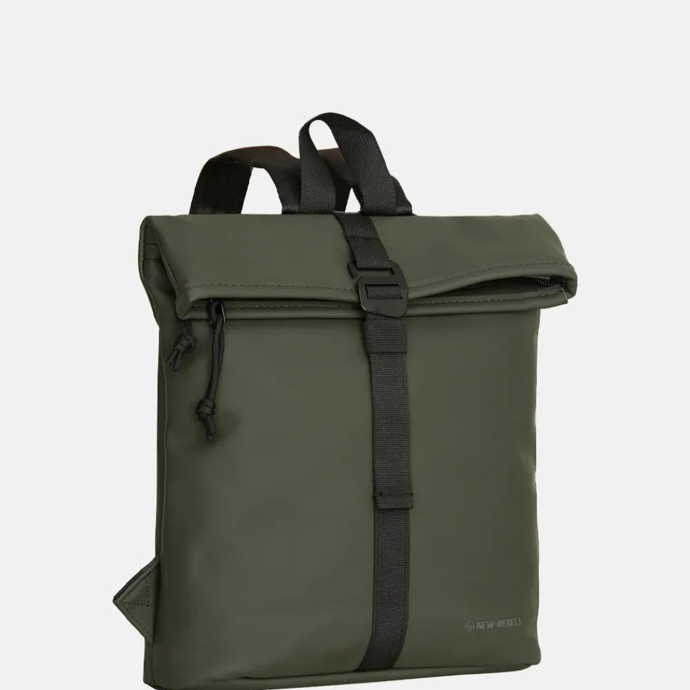 Vrijetijd Rugzakken | School Rugzakken^New Rebels Mart rugzak 13 inch night darkgreen