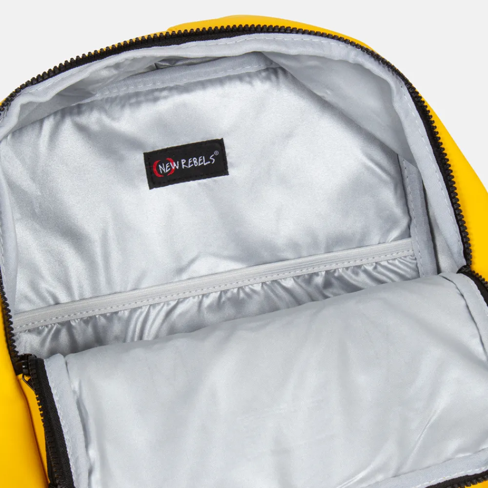 Vrijetijd Rugzakken | School Rugzakken^New Rebels Mart rugzak 13.3 inch yellow