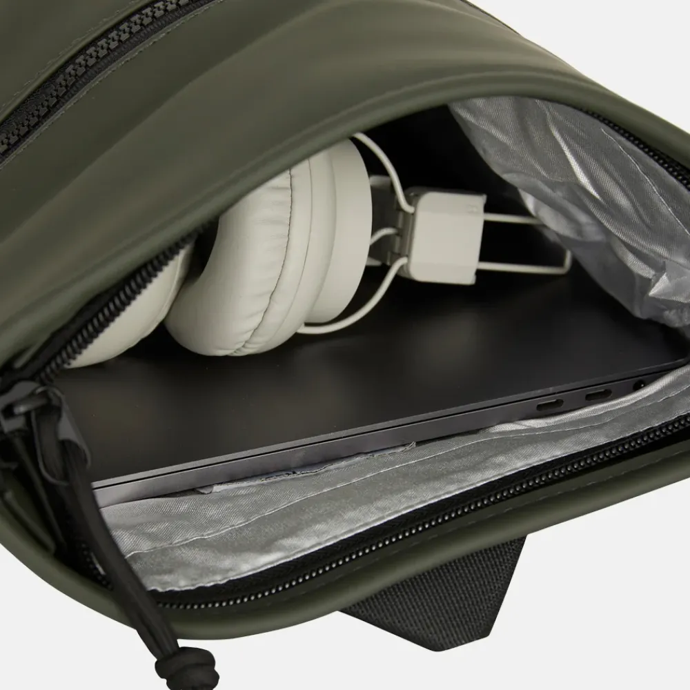 Vrijetijd Rugzakken | School Rugzakken^New Rebels Mart rugzak 13 inch night darkgreen