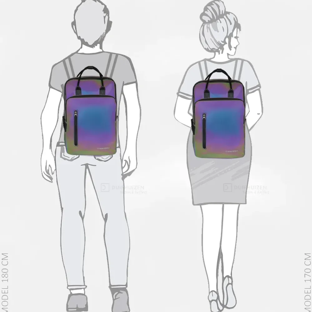 School Rugzakken | School Rugzakken^New Rebels Milwaukee rugzak 15.6 inch twee toon reflectie