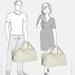 Handbagage Tassen | Weekendtassen^New Rebels Trondheim Smyrna weekendtas beige