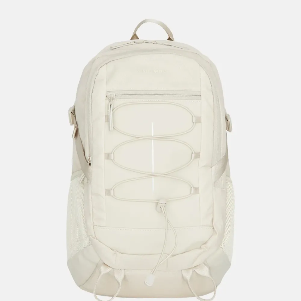 School Rugzakken | School Rugzakken^New Rebels Trontheim Herlock laptoprugzak 15.6 inch beige