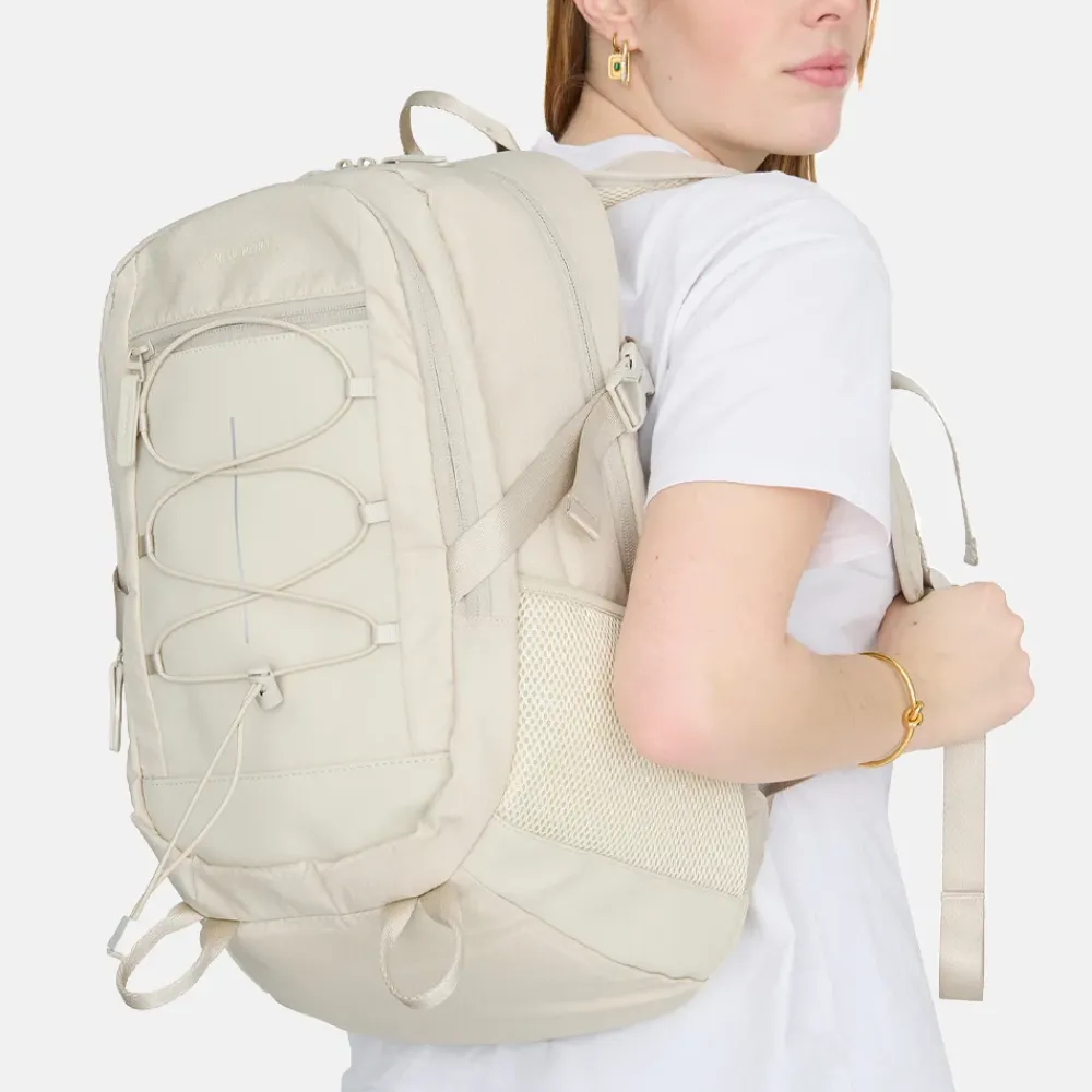 School Rugzakken | School Rugzakken^New Rebels Trontheim Herlock laptoprugzak 15.6 inch beige