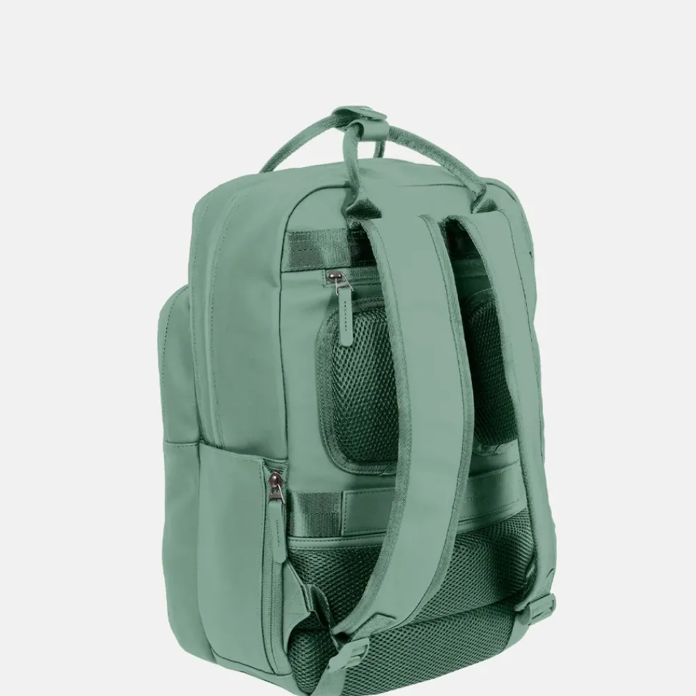 Laptop Rugzakken^New Rebels William rugzak 15.6 inch salie groen