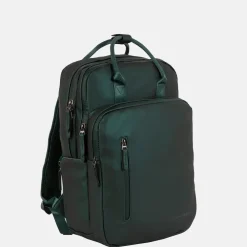 School Rugzakken | School Rugzakken^New Rebels William rugzak 15.6 inch metallic green