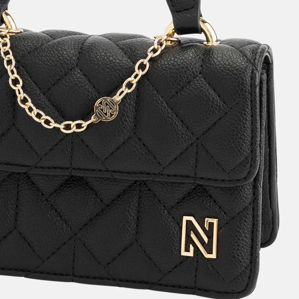 Handtassen^Nikkie Amna handtas black