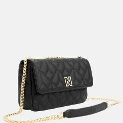 Schoudertassen^Nikkie Ann schoudertas black