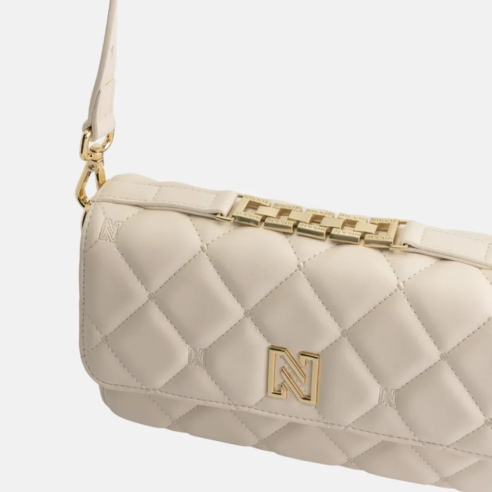 Schoudertassen^Nikkie Ann schoudertas diamond cream