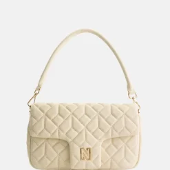 Schoudertassen^Nikkie Daye schoudertas midi denim cream