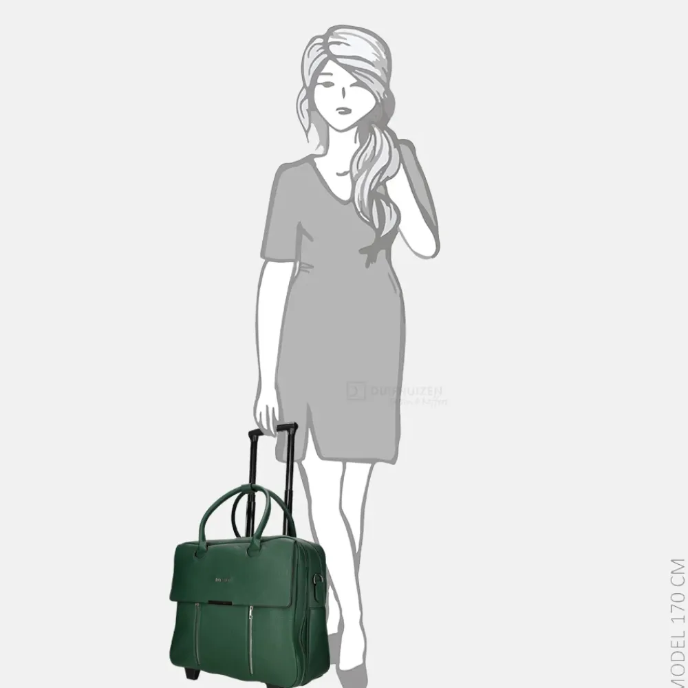 Business Trolleys | Business Trolleys^Olivia Lauren business trolley donker groen