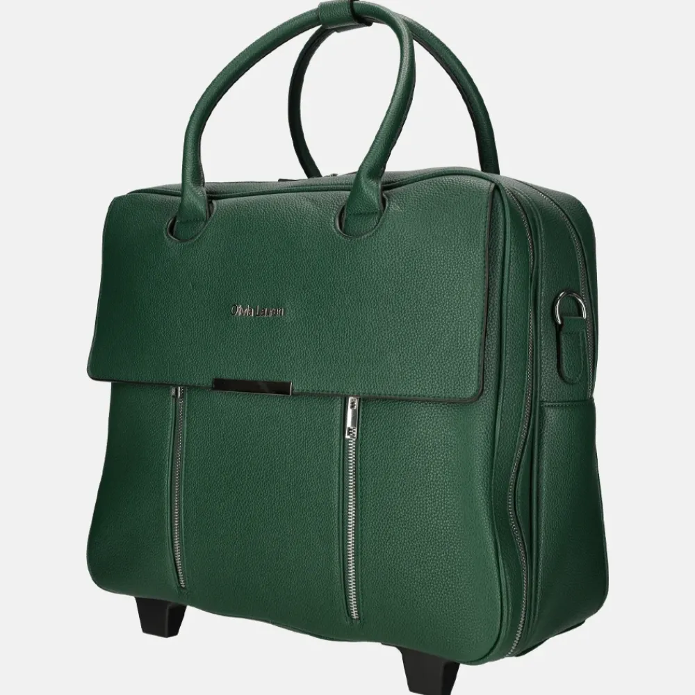 Business Trolleys | Business Trolleys^Olivia Lauren business trolley donker groen