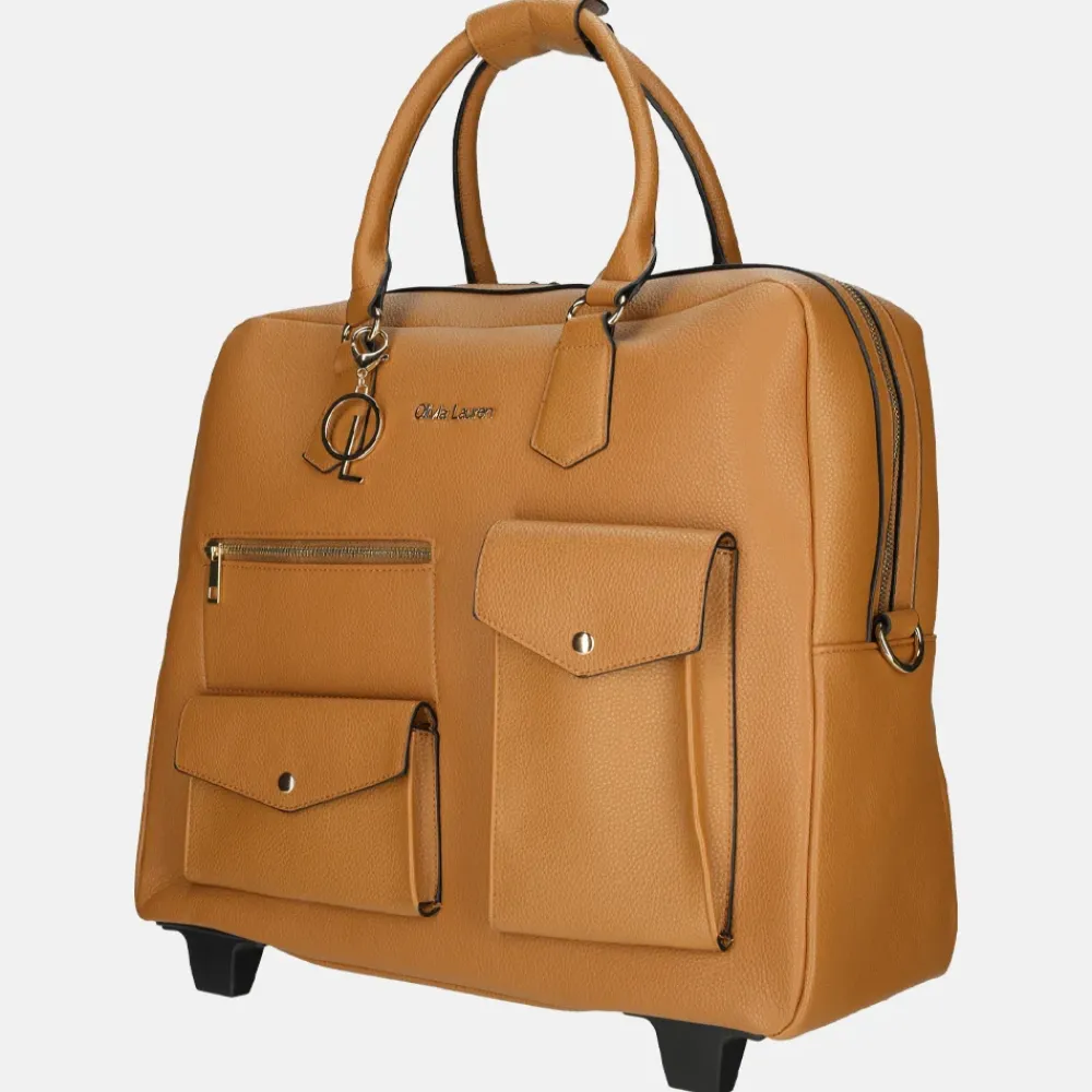 Business Trolleys | Business Trolleys^Olivia Lauren Denver business trolley 17 inch cognac