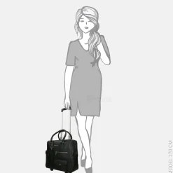 Business Trolleys | Business Trolleys^Olivia Lauren Onyx business trolley 15.6 inch zwart
