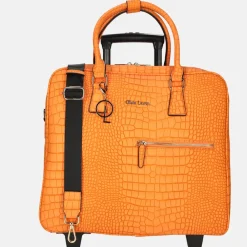 Business Trolleys | Business Trolleys^Olivia Lauren Phoebe business trolley croco orange